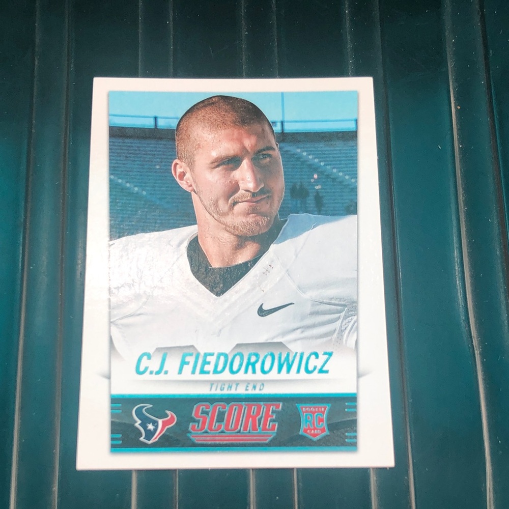 Trading Card - Blue and White